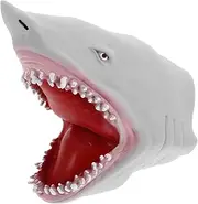SOPOTUTU Reusable Grey Shark Hand Puppet for Cute Cartoon Design for Interactive Storytelling Easy Engaging Play for Role Play and Imaginative Fun