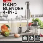 Hand Blender Electric 1000W Immersion Silent 4-in-1 Stick Mixer Food Whisk 2025