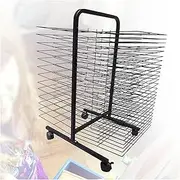 Art Drying Rack for Classroom,Double-Sided Shelves Drying Easel,38 Shelves,Suitable for Office File Storage Box(Size:17.7X26X32.3in)