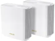 ASUS ZenWiFi Whole-Home Tri-Band Mesh WiFi 6E System (ET8 2PK), Coverage up to 5