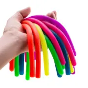 2x Monkey Noodles String Stretchy Squeeze Toy