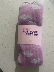 Peter Alexander Ladies Pink Cloud Socks S/M