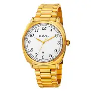 Men's August Steiner AS8160YG Three Hand Movement Date Quartz Bracelet Watch