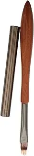BESTYASH Nail Smudge Pen Nail Doodle Pens Nail Powder Brush Fine Line Doodle Brush Nail Tools Striping Pens Hand Brush for Men Basting Brush Striping Tools Wood Brown