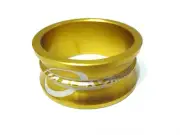 gobike88 KREX alloy headset spacer, 15mm, for 1-1/8" headset, 7g, gold, 292