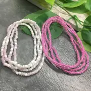 2 PC Handmade Plus Waist Beads Jewelry African Boho Bracelet Anklet Set New 8614