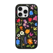 iPhone 16 Pro Impact Ring Stand Case MagSafe Compatible Floral by Eszter Chen