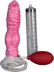 BDSM Squirting Dildo with Ejaculation Squirting Water Spray Function Dildos Thick Large Monster Dildo G-Spot Clitoris Stimulation Anal Dildo Sex Toys For Men Women