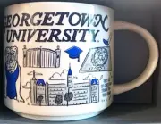 STARBUCKS GEORGETOWN UNIVERSITY BEEN THERE 14-OZ COFFEE MUG - NEW IN BOX