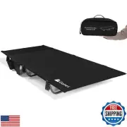 Gonex 31.5" Extra Wide Camping Cot with Premium Pillow Pocket Supports 350lbs