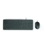 HP 240J7AA 150 Keyboard & Mouse Combo Wired - 12 Shortcut Keys - USB Mouse with