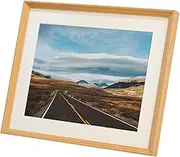 marysgift A4 Picture Frames for Wall Certificate Frame Perfect for Kitchen Wall Art Print Poster Frame Freestanding and Wall Mountable 21cm x 29.7cm (Wood 3,A4)