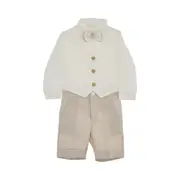 [BIMBALO'] BIMBALO' Cotton and linen three-piece set Kids 18M 18M White
