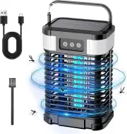 Solar UV Mosquito Insect Killer Lamp Indoor Outdoor Fly Bug Zapper Trap Light