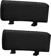ＫＬＫＣＭＳ Chair Armrest Pad Elbow Support Comfortable Removable Portable Multifunction Soft Anti Slip Arm Cushion for Gaming Chair, Black
