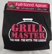 Full Sized Apron - Grill Master - The Man - The Myth - The Legend -