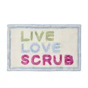 MyHouse Cove Bath Mat - Live Love Scrub