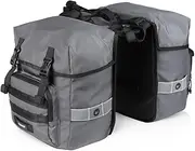 zolyet Bike Rear Seats Bags ycle Riding Storage Bag Large ycle Rack Seats Trunk Bags Travel Luggage Cycling Bag Grey