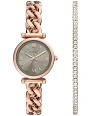 [Fossil] Carlie Analogue ES5378SET Watch in Rose