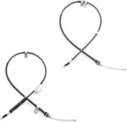 MB520882 MB520883 2PCS Rear Brake Cable Handbrake Pull Lines for Mitsubishi Pajero Montero Shogun V31 V32 V33 4WD Spare Parts