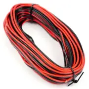 Gaugemaster GM09RB Red/Black Twinned Wire (14 x 0.15mm) 10m