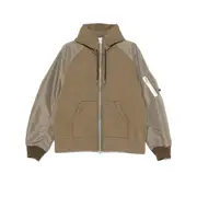 [Sacai] Sacai Panelled Hoodie III NUMERIC GREEN