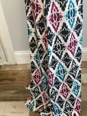 New W/Tags Ann Taylor Sun Dress Long W/ Removable Straps Along W/ Built In Hold
