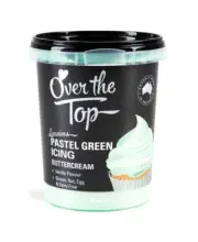 Over the Top Buttercream Pastel Green Icing 425G Decorating Cake Baking