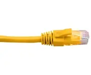 Hypertec 0.5m RJ45-RJ45 Cat6A 4 Pair PVC Unshielded Patch Lead Yellow