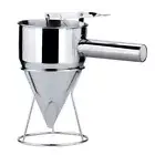 Pancake Batter Mix Dispenser Octopus Fish Ball Cupcake Batter Mixer Maker Funnel