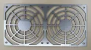 AlphaCool 2x120 fan water cooling radiator grill stainless steel New