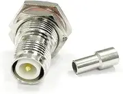 1pc TNC Male Female Plug Jack RF Coax Connector for RG316 RG174 RG58 RG142 Cable Adapter Nickelplated Wire Convertor New (Color : Type7)