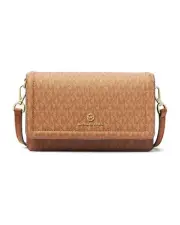 Michael Kors Jet Set Charm MK Signature Colorblock Phone Crossbody Bag