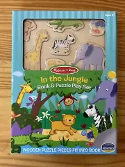 Melissa and Doug In The Jungle Book & Wooden 7-Piece Puzzle Play Set- Toddler 2+