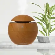 Milano Ultrasonic USB Diffuser with 10 Aroma Oils Humidifier LED Light 130ml