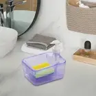 Soap Dispenser and Scrubber Holder 2 in 1 Gadgets Manual Soap Dispensing