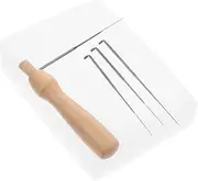 DOITOOL 1 Set Felting Supplies Kit of DIY Mat with Pad Felting Needles Thick Thin Handle for Crafting Projects