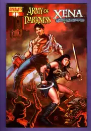 DYNAMITE COMICS - ARMY OF DARKNESS & XENA - WHY NOT? #1A NO BAR CODE - NEW