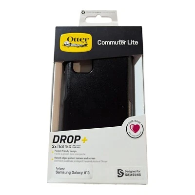 Q3. OtterBox Commuter Lite Drop+ Series Case for Samsung Galaxy A13 - Black