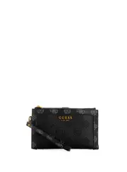 GUESS Women's Black Logo Abey Zip Organiser