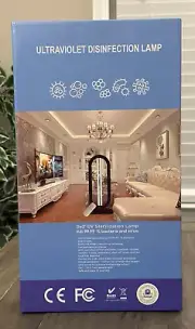 UV Light Sterilizer w/ Intelligent Remote Control Timer 38W UVC Disinfection
