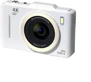 4K Digital Camera Digital Video Camera 48MP P 2.8 Inch Screen 16X Digital AF Auto Focus Anti-Shake Motion Detection Built-in Flash Battery Beauty Filters Birthday Festival