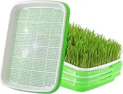 Germination Tray | Reusable Plant Tray - Hydroponic Propagators for Indoor Gardening Catcher Trimming Breeding Flower Grass Watering Rack Home Balcony