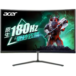 Acer 宏碁 ED270R S3 1500R曲面電競螢幕(27吋/FHD/180hz/1ms/VA) 廠商直送
