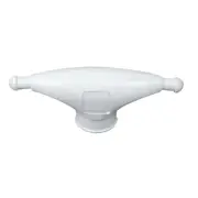 Whitecap SMALL White Rubber Spreader Boots PAIR (Insert 1/2 - 1-1/2inch) S-9202P