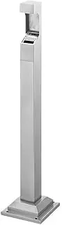 Outdoor Standing Ashtray Rainproof Ash ColumnHotel Ash Cigarette Butt Collection Vertical Silver Trash Can Ashtray Outdoor/Ash Tray