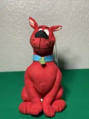 Scooby Doo Plush - Red - By Toy Factory Sitting Position 12” (J)
