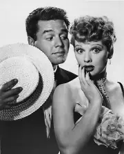 I Love Lucy Lucille Ball Desi Arnaz B/W 11x14 Photo