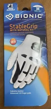 NEW Bionic StableGrip with Natural Fit Golf Glove | Cadet Medium Men’s Left