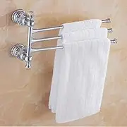 Bathroom Accessories Set Brass Shower Shelf Toilet Paper Holder Silver Crystal Wall Mounted Towel Bar Toilet Brush Holderswivel Towel bar